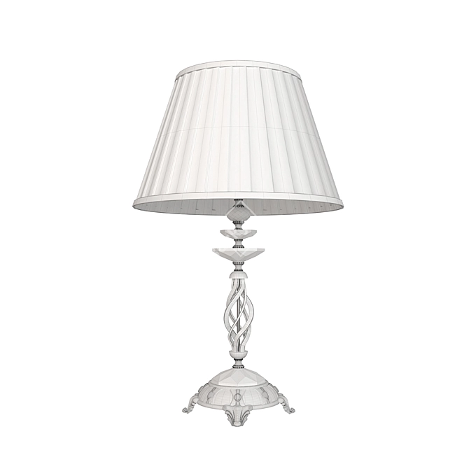 Divinare Cigno Crystal Chandelier 3D model image 2