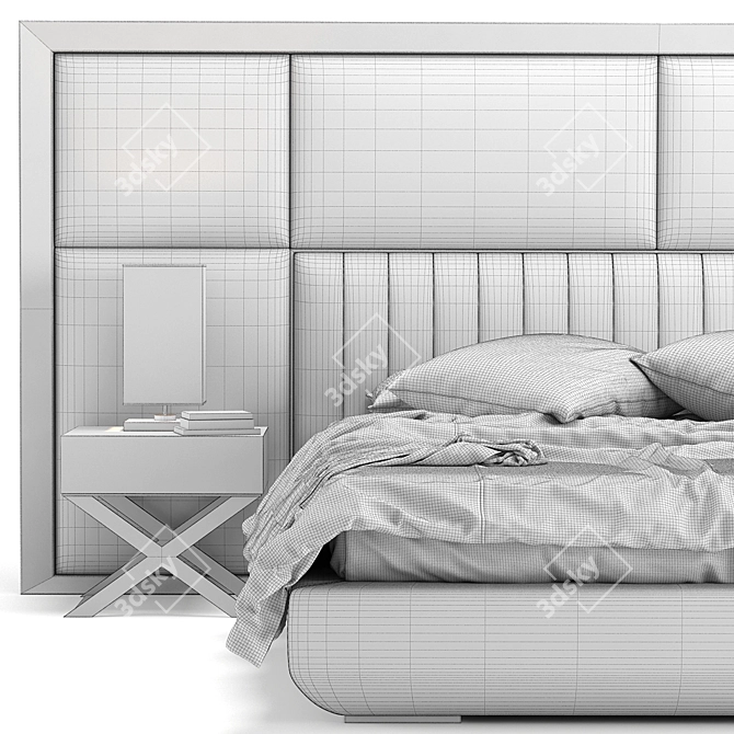 Capital Collection Bed Decor 3D model image 3