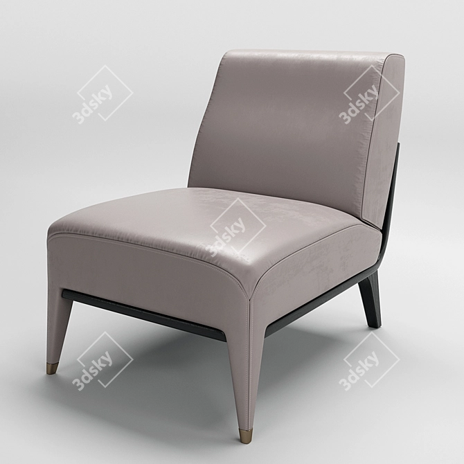 Modern Art Armchair: Dilan Collection 3D model image 1