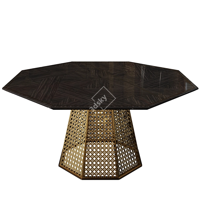 Elegant Vienna Lobby Table 3D model image 1
