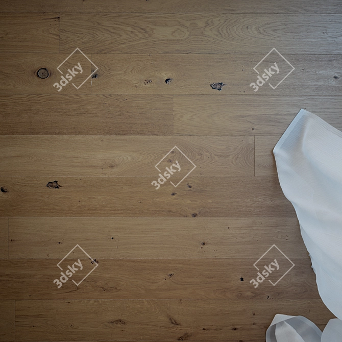 Bella Oak Flooring: Premium Quality, Stunning Design 3D model image 2