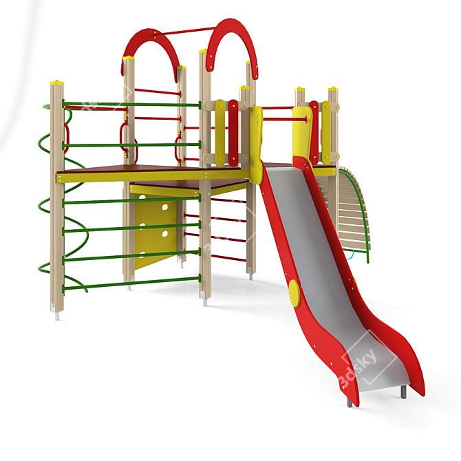 FunXplor Kids Game Complex 3D model image 1