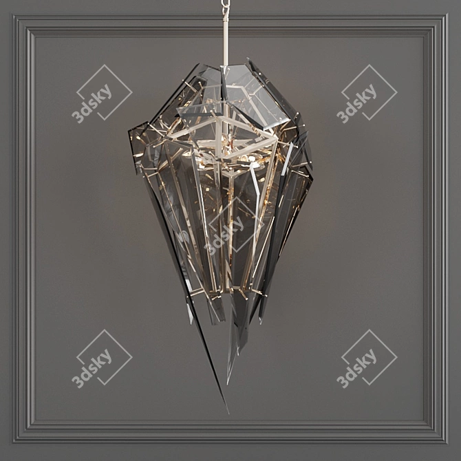 Eichholtz Shard Chandelier 3D model image 3