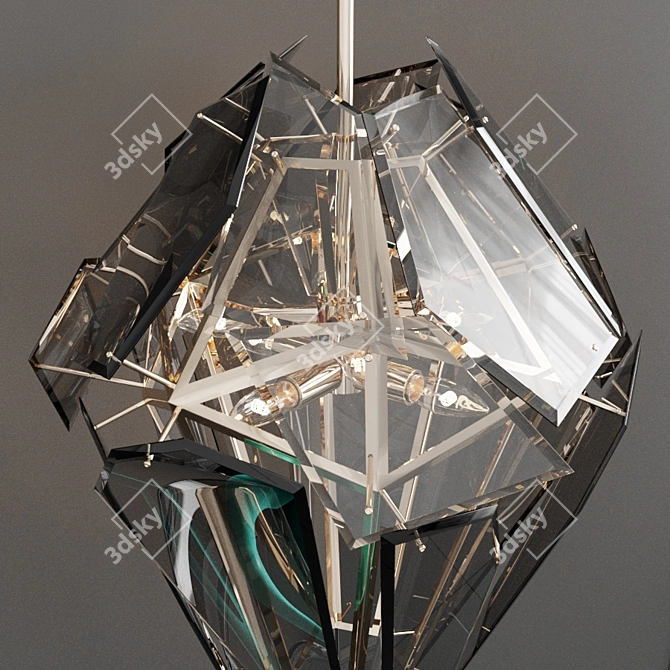 Eichholtz Shard Chandelier 3D model image 1