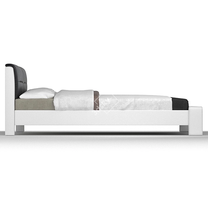 Elegant Halmar Cassandra Bed 3D model image 2