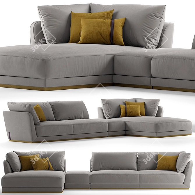 Modern Ulivisalotti Dorian Sofa 3D model image 1