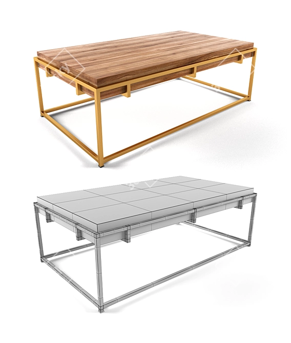 Watkins Console Table: Elegant and Sleek Design 3D model image 2