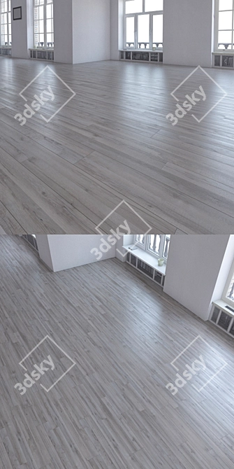 Versatile Laminate Flooring Kit 3D model image 2