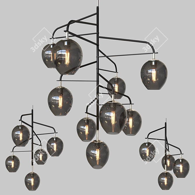 Troy Odyssey Pendant Light 3D model image 1