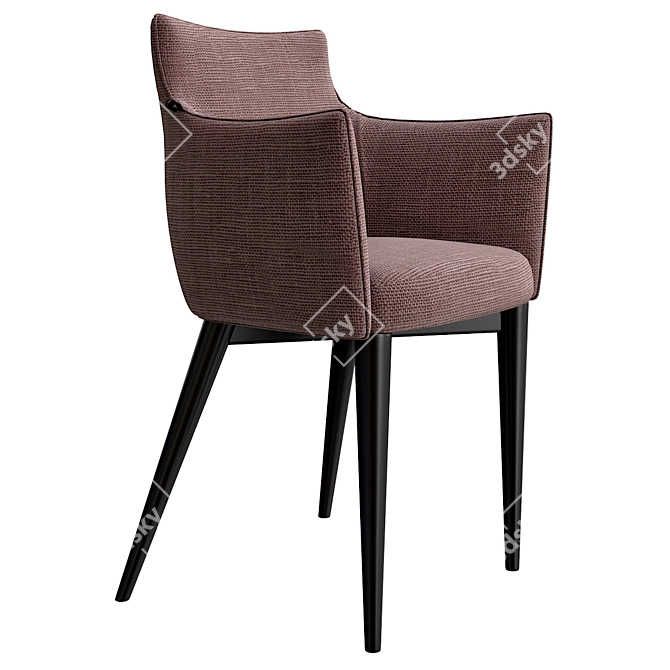 Luxury Simachev Chair: Authentic Design 3D model image 1