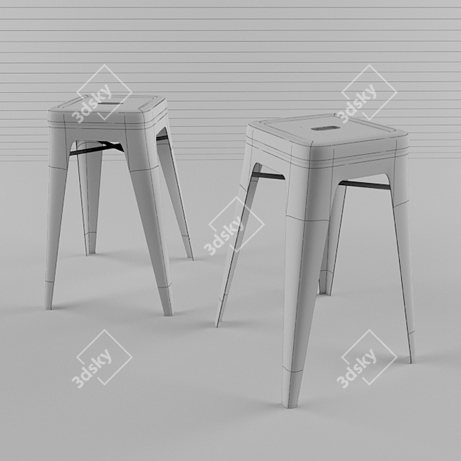 Kitchen Bar Chair | Stylish & Functional 3D model image 2