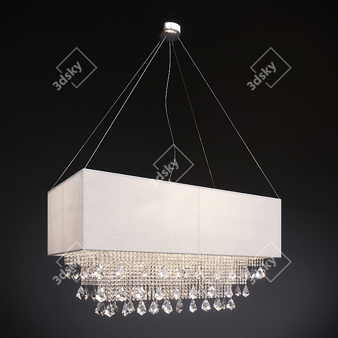 Modern Marina Chandelier 3D model image 1