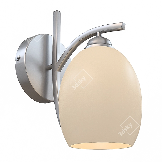 Sleek Globo Till Sconce 3D model image 1