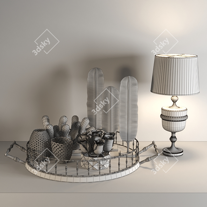 Golden Touch - Luxe Home Decor 3D model image 3