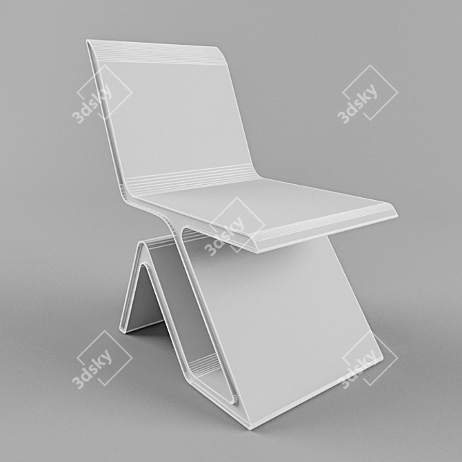 Elegant Shiven 2 Chair by Varsa 3D model image 3