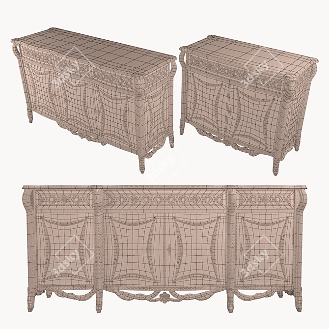 Rampoldi Opera Sideboards: Italian Craftsmanship & Elegance 3D model image 3