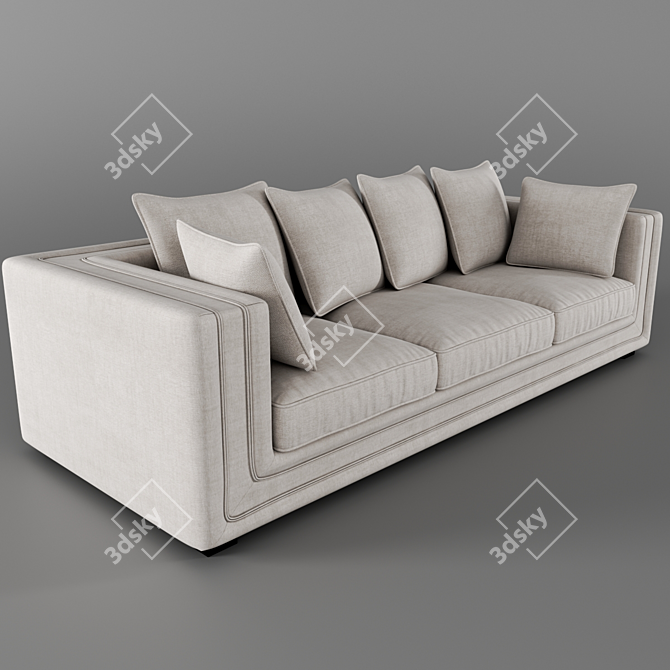 Modern Menorca Sofa - Classy and Comfortable 3D model image 1