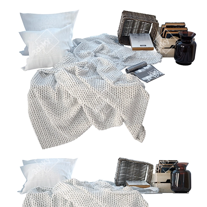 Window Bliss: Sill Decor 3D model image 1