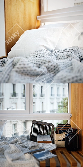 Window Bliss: Sill Decor 3D model image 2