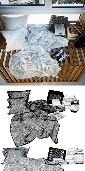 Window Bliss: Sill Decor 3D model image 3