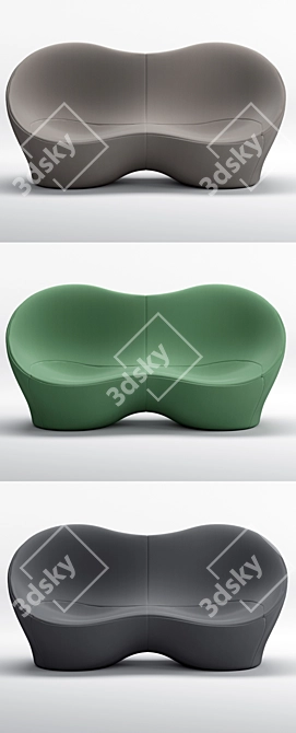  Karim Rashid Organic Sofa 3D model image 2