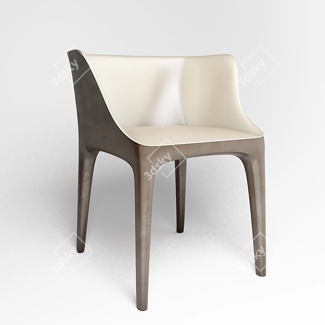 Elegant Diana Chair: Giorgetti 3D model image 1