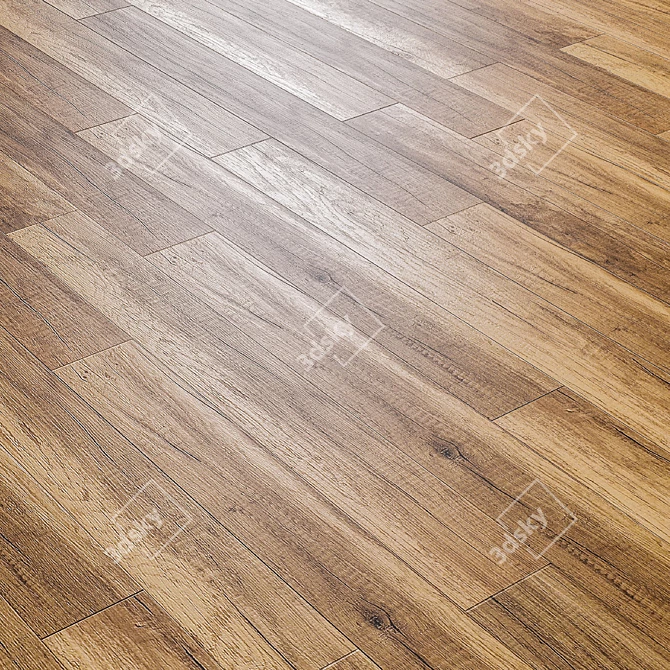 Seamless Classen Oak Laminate 3D model image 1