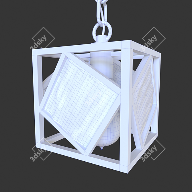 Fata Morgana Pendant: Elegant lighting solution 3D model image 3