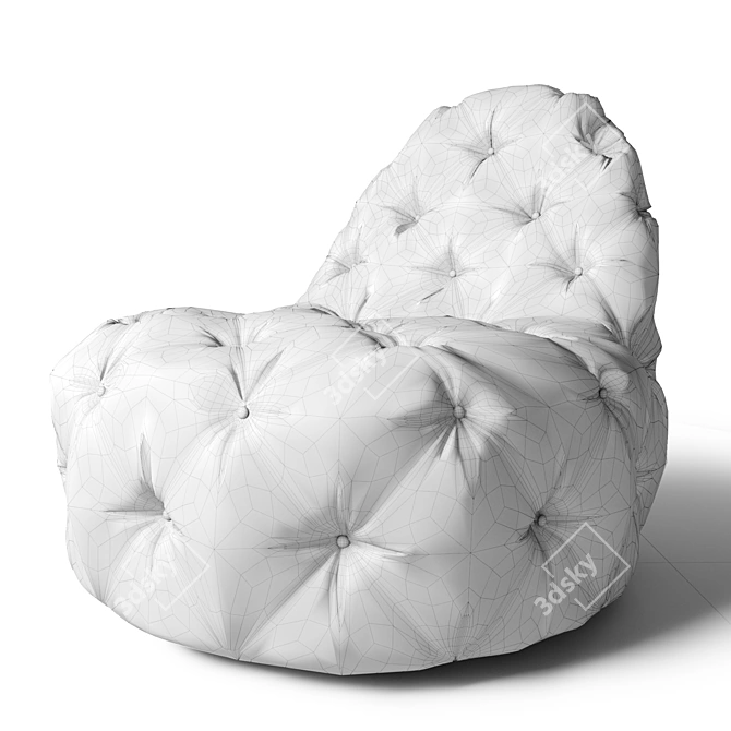 Luxury Cheshire Chair: Visionnaire Primrose Collection 3D model image 3