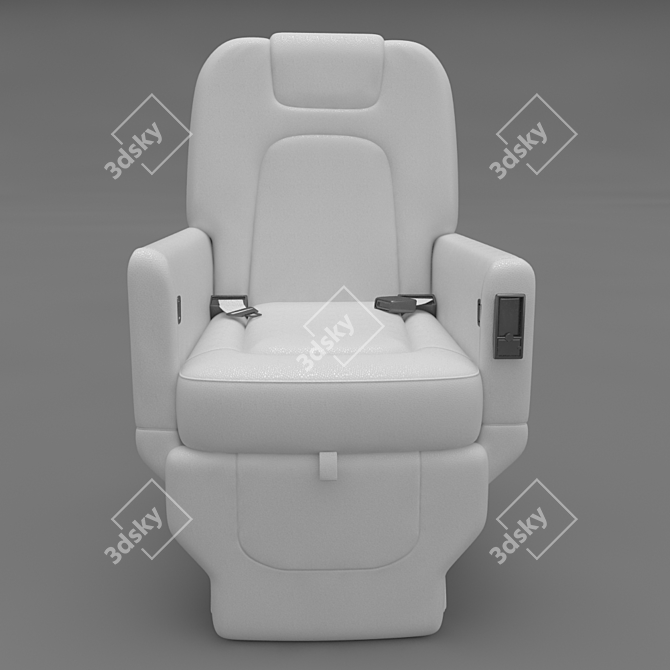 Luxury Jet Seat 3D model image 1