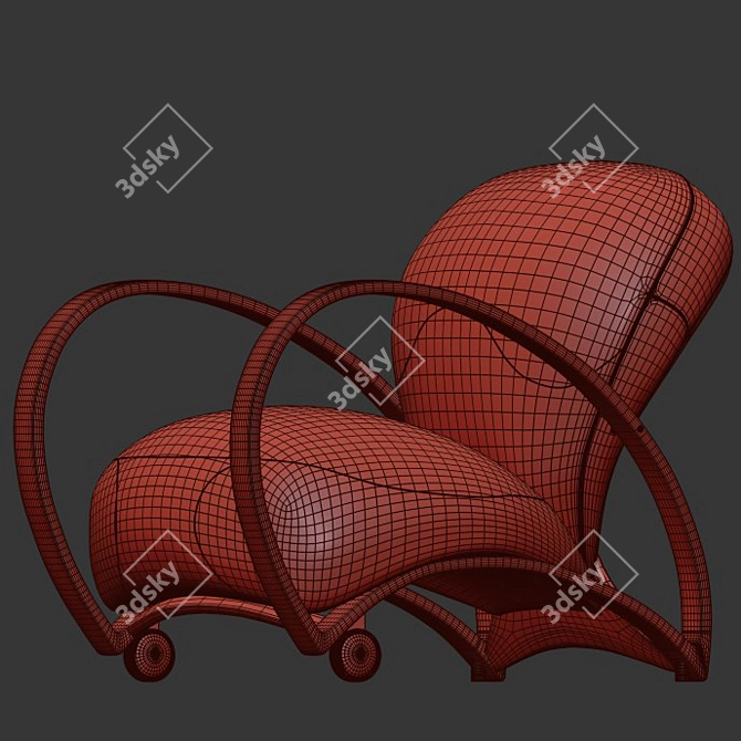 Giorgetti Branca: Sleek and Stylish 3D model image 3