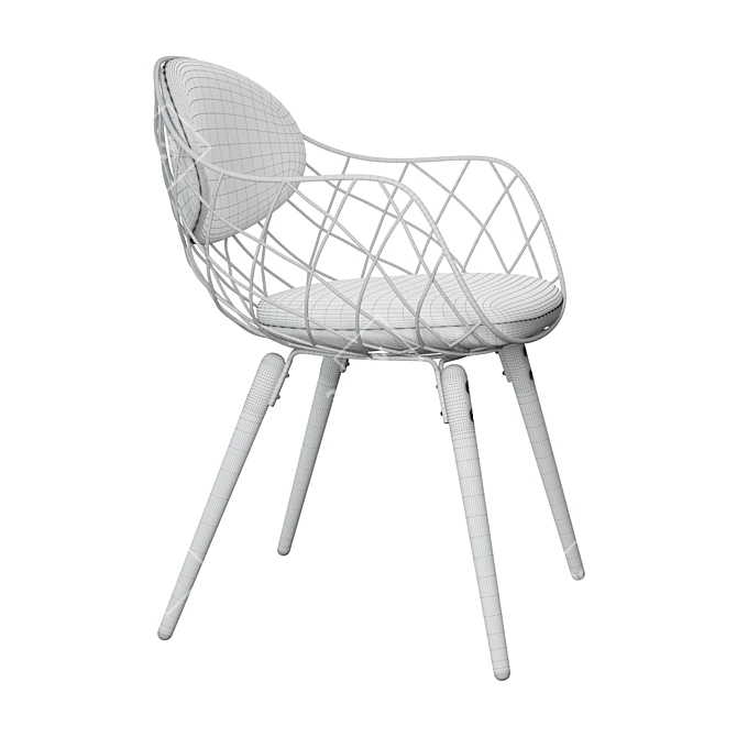 Sleek Magis Pina Chair 3D model image 2