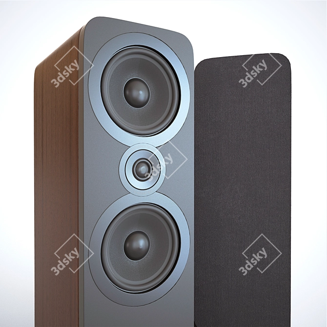 Q-Acoustics 3000: Immersive Surround Sound 3D model image 2