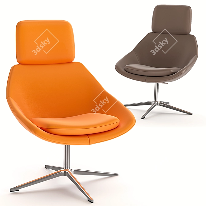 Allermuir Open A641: Modern Colorful Chair 3D model image 1