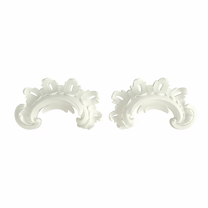 RODECOR 02002RC: Exquisite Polymeric Gypsum Decor 3D model image 2