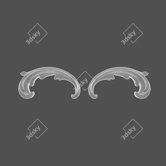 Elegant RODECOR 02005RC Décor 3D model image 3