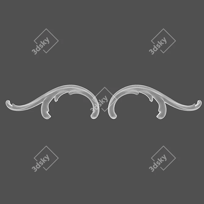 Elegant RODECOR 02007RC: Versatile Decor 3D model image 3