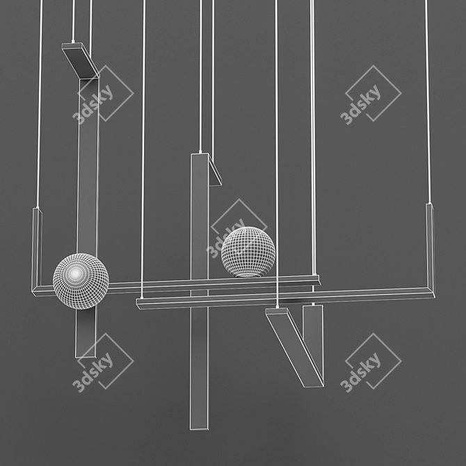Venicem Less 5 Suspension Sofa 3D model image 3