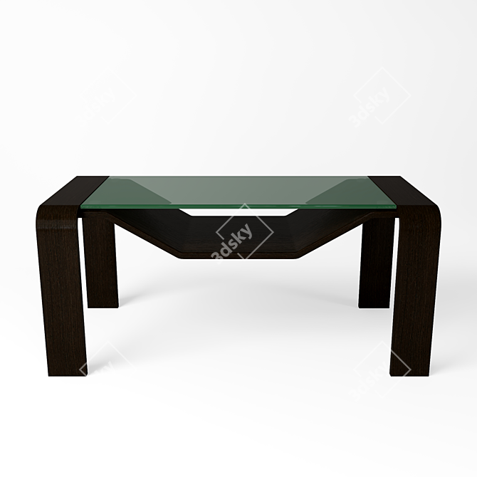 Sleek Venge Coffee Table 3D model image 2