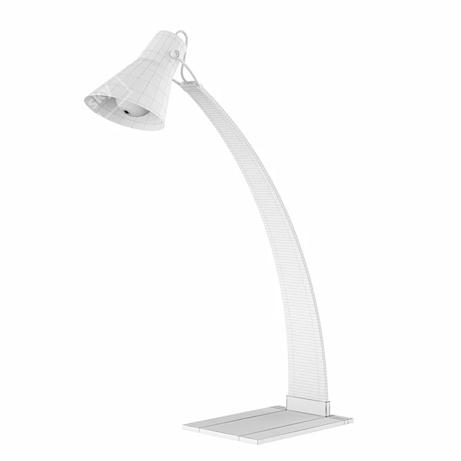 Sleek LED Desk Lamp 3D model image 3