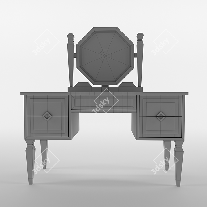 MK Furniture - 130 cm Wide 3D model image 3