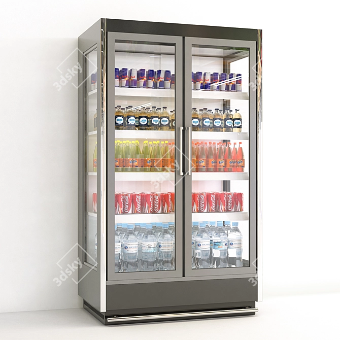 Beverage Cooling Cabinet 3D model image 1