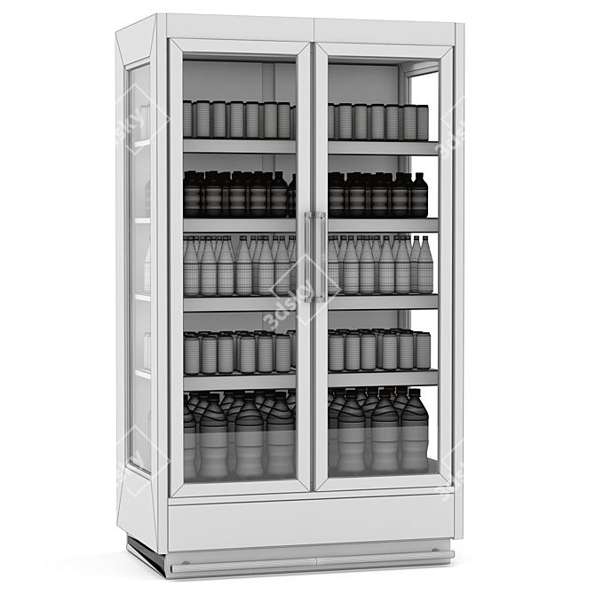 Beverage Cooling Cabinet 3D model image 3