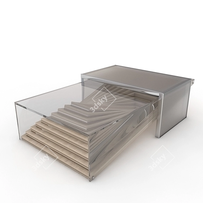 Sleek Table: Modern and Stylish 3D model image 1