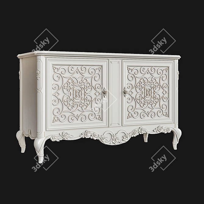 Elegant Stella del Mobile Dresser 3D model image 1