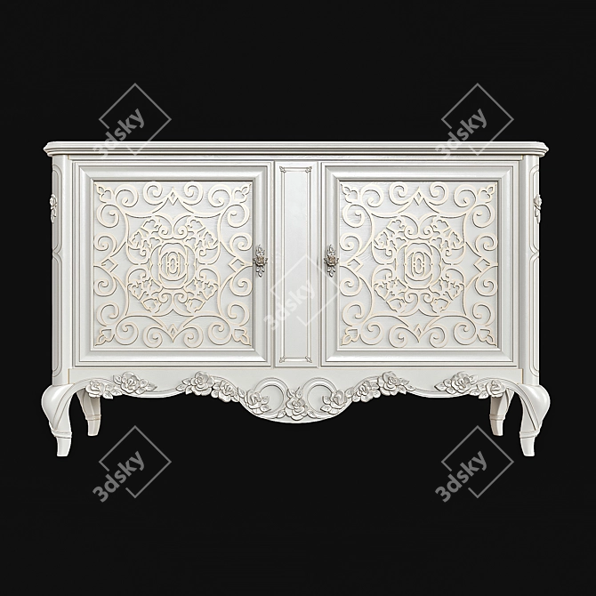 Elegant Stella del Mobile Dresser 3D model image 2
