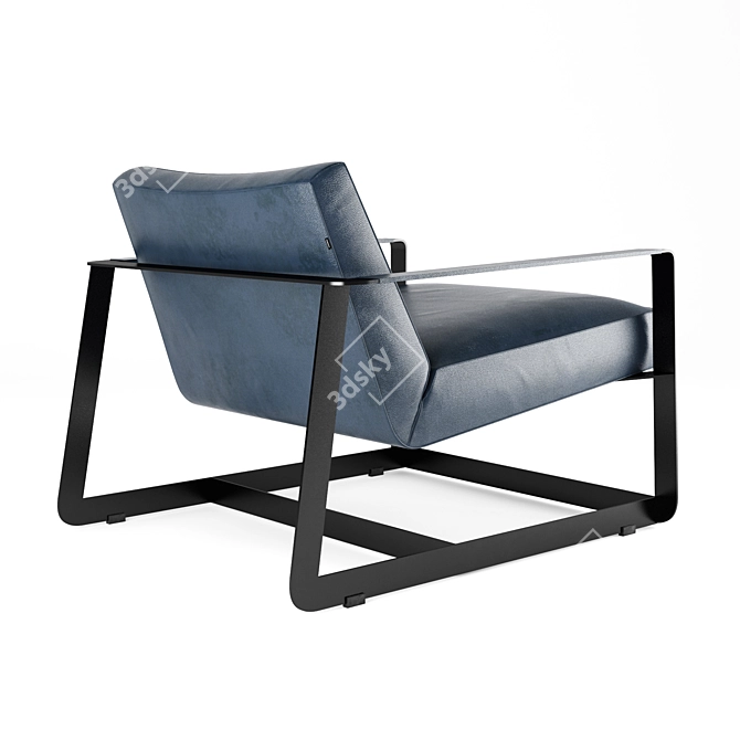Poliform Gaston Armchair: Timeless Elegance 3D model image 2