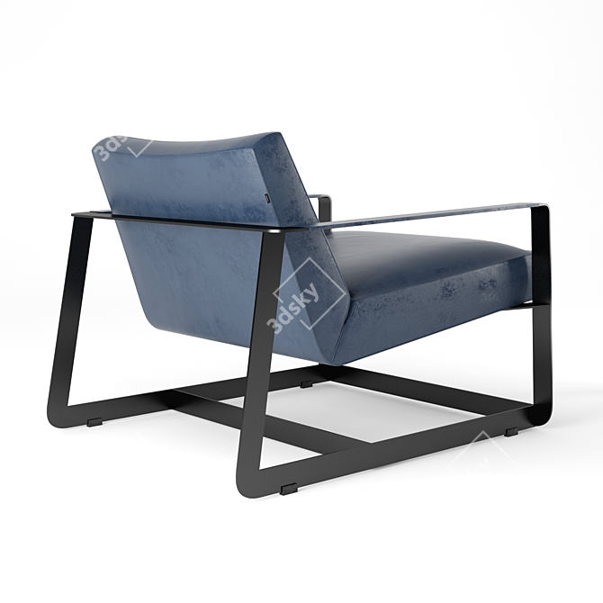 Poliform Gaston Armchair: Timeless Elegance 3D model image 6