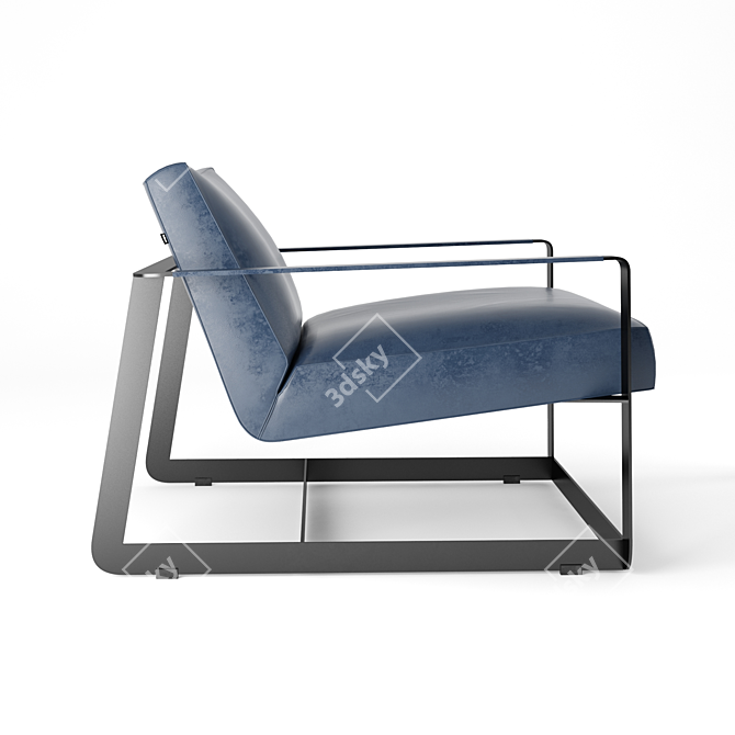 Poliform Gaston Armchair: Timeless Elegance 3D model image 7