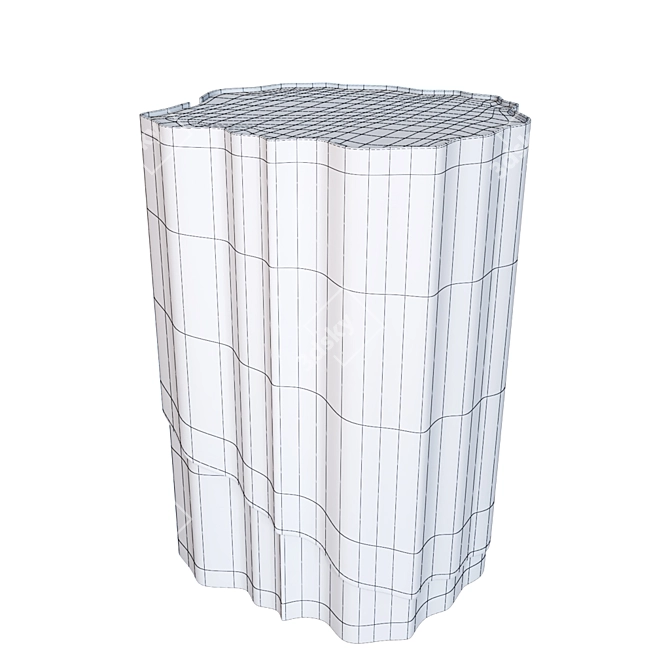 Modern Horizon Table: 650mm height, 480mm width & length 3D model image 2